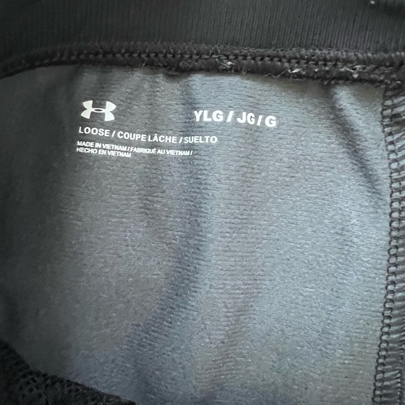 Under Armour Youth boys L camo print loose fit joggers. - Picture 4 of 5